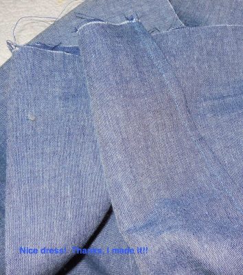 Nice dress!  Thanks, I made it!!