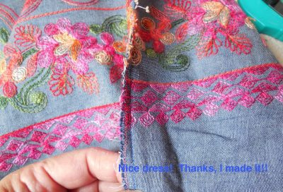 Nice dress!  Thanks, I made it!!