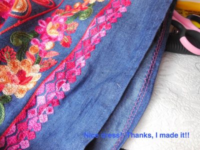 Nice dress!  Thanks, I made it!!