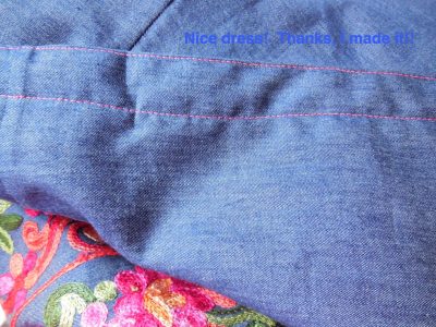 Nice dress!  Thanks, I made it!!