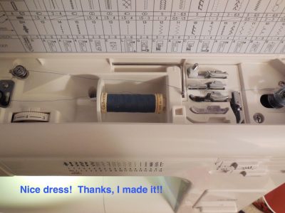 Nice dress!  Thanks, I made it!!