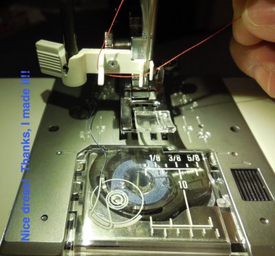 Nice dress!  Thanks, I made it!!