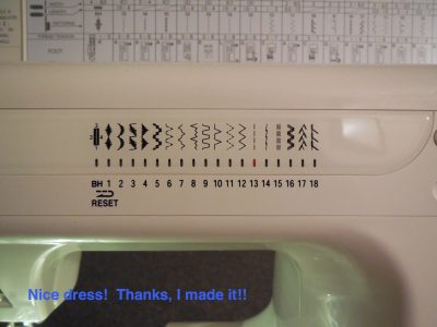 Nice dress!  Thanks, I made it!!