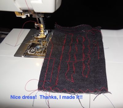 Nice dress!  Thanks, I made it!!