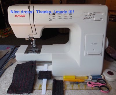 Nice dress!  Thanks, I made it!!