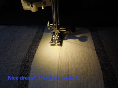 Nice dress!  Thanks, I made it!!