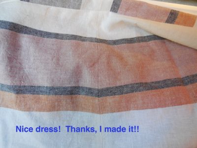 Nice dress!  Thanks, I made it!!