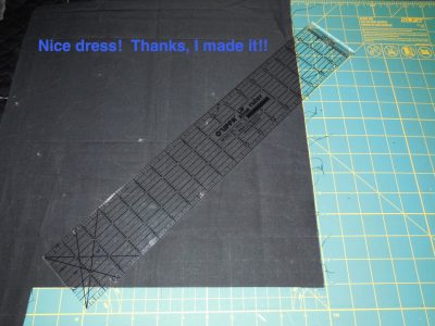 Nice dress!  Thanks, I made it!!