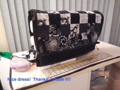 Nice dress!  Thanks, I made it!!