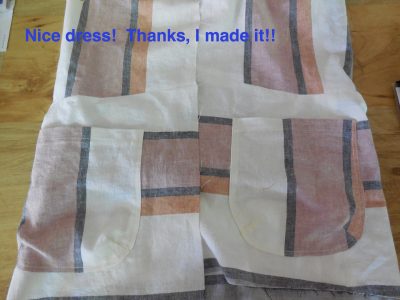 Nice dress!  Thanks, I made it!!