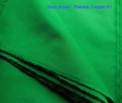 Nice dress!  Thanks, I made it!!