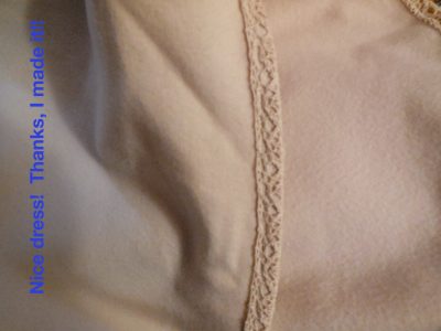 Nice dress!  Thanks, I made it!!