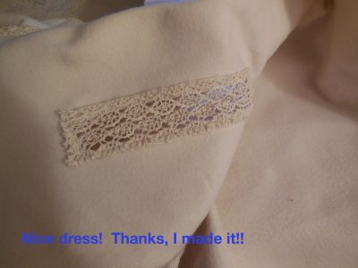 Nice dress!  Thanks, I made it!!